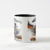 ベルネーズマウンテンドッグサイクリングインザマウンテンズ マグカップ (中央)