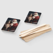 ベルネーズマウンテンドッグサンタクロースフェスティバルクリスマス ハンドファン (組立なし)