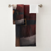 ベルネーズマウンテンドッグサンタクロースフェスティバルクリスマス バスタオルセット (インサイチュ)