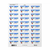 ベルネーズマウンテンドッグサンタポーズホリデイ ラベル (フルシート)