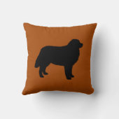 ベルネーズマウンテンドッグシルエット クッション (裏面)