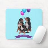 ベルネーズマウンテンドッグスハッピーバースデーマウスパッド マウスパッド (マウス)