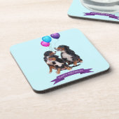 ベルネーズマウンテンドッグスハッピーバースデー コースター (左側)