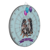 ベルネーズマウンテンドッグスハッピーバースデー ダーツボード (正面左)