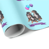 ベルネーズマウンテンドッグスハッピーバースデー ラッピングペーパー (ロールコーナー)