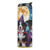 ベルネーズマウンテンドッグスパンプキンハロウィンおもしろい タンブラー (回転左)