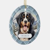 ベルネーズマウンテンドッグセラミックスサークルオーナメント セラミックオーナメント (右)