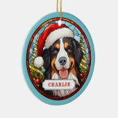ベルネーズマウンテンドッグセラミックスサークルオーナメント セラミックオーナメント (右)