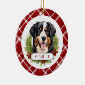 ベルネーズマウンテンドッグセラミックスサークルオーナメント セラミックオーナメント (右)