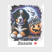 ベルネーズマウンテンドッグハロウィーン シール (シート)