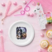 ベルネーズマウンテンドッグハロウィーン ペーパープレート (パーティー)