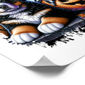 ベルネーズマウンテンドッグハロウィーン ポスター (角)