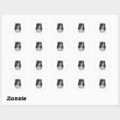 ベルネーズマウンテンドッグパパ2 ラウンドシール (シート)