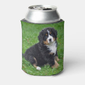 ベルネーズマウンテンドッグパピー写真 缶クーラー (缶裏面)