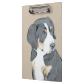 ベルネーズマウンテンドッグパピー絵画ズ – オリジナルアート クリップボード (左)