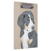 ベルネーズマウンテンドッグパピー絵画ズ – オリジナルアート クリップボード (右)