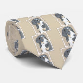 ベルネーズマウンテンドッグパピー絵画ズ – オリジナルアート ネクタイ (ロール)