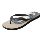 ベルネーズマウンテンドッグパピー絵画ズ – オリジナルアート ビーチサンダル (アングル)