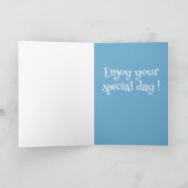 ベルネーズマウンテンドッグパピー誕生日 カード (内部)