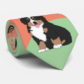 ベルネーズマウンテンドッグパピー ネクタイ (ロール)