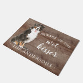 ベルネーズマウンテンドッグパーソナライズされたドアマット ドアマット (アングル)