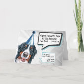 ベルネーズマウンテンドッグファーザーズデイドッグパパ カード (正面)
