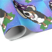 ベルネーズマウンテンドッグマッシュルームキャップ ラッピングペーパー (ロールコーナー)