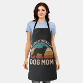 ベルネーズマウンテンドッグママ、ベルネーズドッグママ エプロン (着用した状態)