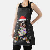 ベルネーズマウンテンドッグライトクリスマスマッチングファム エプロン (インサイチュ)