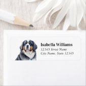 ベルネーズマウンテンドッグ差出人住所ラベル ラベル (インサイチュ)