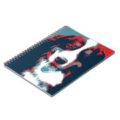 ベルネーズマウンテンドッグ政治パロディのポスター ノートブック (左側)