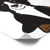 ベルネーズマウンテンドッグ漫画 ポスター (角)