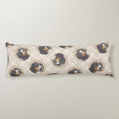 ベルネーズマウンテンドッグ絵を描ベルナーのかわいいペットアート ボディピロー (裏面)