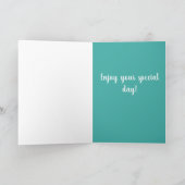 ベルネーズマウンテンドッグ誕生日 カード (内部)