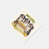 ベルネーズマウンテンドッグ走ズAレモネードスタンド スタンダードカクテルナプキン (角)