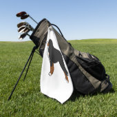 ベルネーズマウンテンドッグ ゴルフタオル (グリーン)