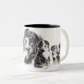 ベルネーズマウンテンドッグ ツートーンマグカップ (正面右)