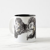 ベルネーズマウンテンドッグ ツートーンマグカップ (正面左)