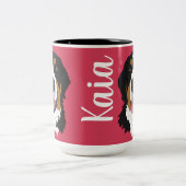 ベルネーズマウンテンドッグ ツートーンマグカップ (中央)