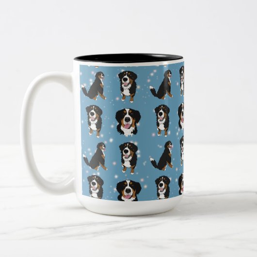 ベルネーズマウンテンドッグ ツートーンマグカップ (左)