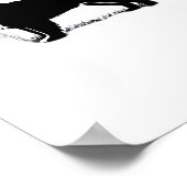 ベルネーズマウンテンドッグ – ハロウィンムーンシルエットO ポスター (角)