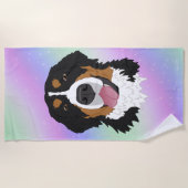 ベルネーズマウンテンドッグ ビーチタオル (正面)