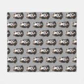 ベルネーズマウンテンドッグ フリースブランケット (正面(横))