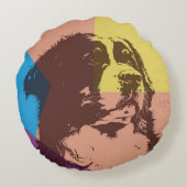 ベルネーズマウンテンドッグ ラウンドクッション (裏面)