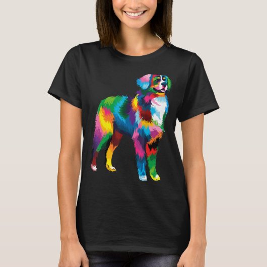 ベルネーズマウンテンドッグ、犬種 Tシャツ (正面)