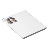 ベルネーズマウンテンドッグAI子犬 ノートパッド (アングル)