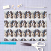 ベルネーズマウンテンドッグAI子犬 薄葉紙 (クラフト)