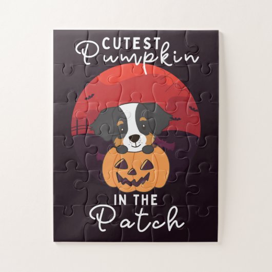 ベルネーズマウンテンドッグCutest Pumpkin The Patch J ジグソーパズル (縦)