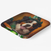 ベルネーズマウンテンドライビングバイクセントパトリックの日 ペーパープレート (傾斜あり)