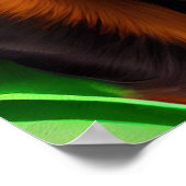 ベルネーズマウンテンドライビングバイクセントパトリックの日 ポスター (角)